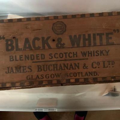 wooden fruit box with label #2 (8 total listed in this sale listing)