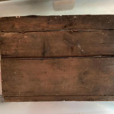 wooden fruit box with label #2 (8 total listed in this sale listing)