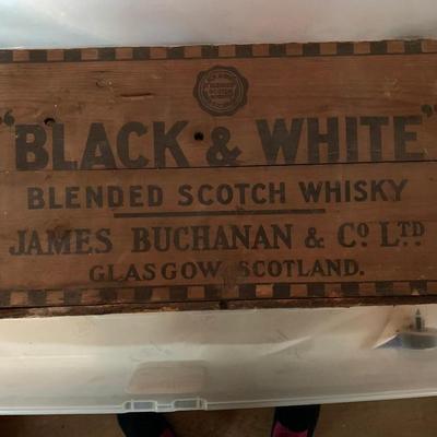 wooden fruit box with label #2 (8 total listed in this sale listing)
