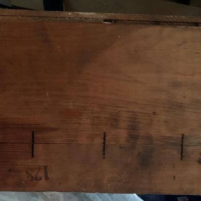 wooden fruit box with label#3 (8 total listed in this sale listing)