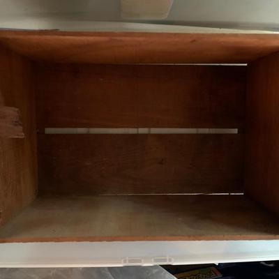 wooden fruit box with label#5 (8 total listed in this sale listing)