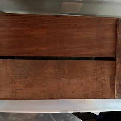 wooden fruit box with label#5 (8 total listed in this sale listing)