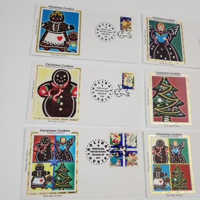 1ST DAYS STAMPS 6 PC - 2005 HOLIDAY COOKIE