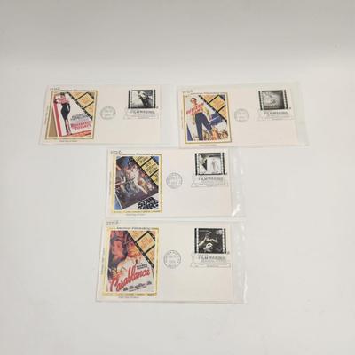 1st DAY STAMP - 4 PC - 2003 FILM MAKING INCLUDING STAR WARS