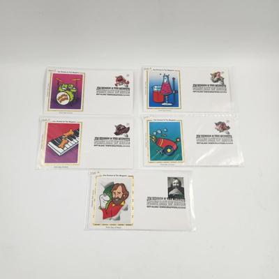 1ST DAY STAMPS - 5 PC - 2005 JIM HENSON MUPPETS