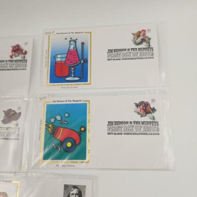 1ST DAY STAMPS - 5 PC - 2005 JIM HENSON MUPPETS