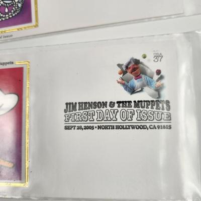 1st DAY STAMPS - 6 PC - 2005 JIM HENSONS MUPPETS