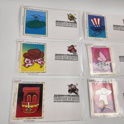 1st DAY STAMPS - 6 PC - 2005 JIM HENSONS MUPPETS
