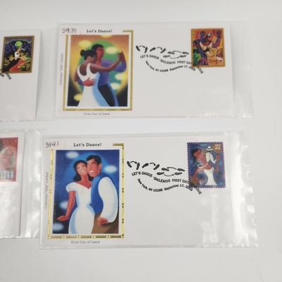 1st DAY STAMPS - 4 PC - 2005 LETS DANCE
