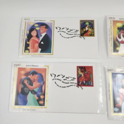 1st DAY STAMPS - 4 PC - 2005 LETS DANCE