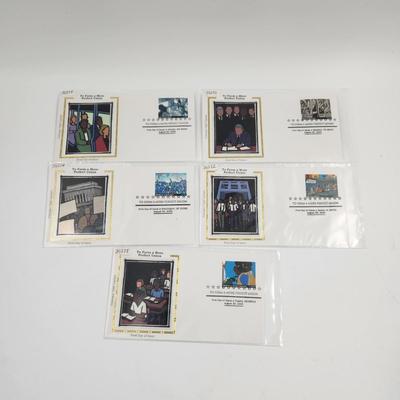 1st DAY STAMPS - 5 PC - TO FORM A PERFECT UNION