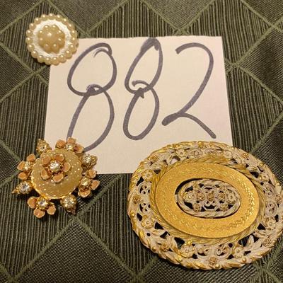 Vintage Brooch and Pins
