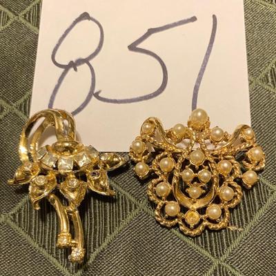 Gold Tone Pins