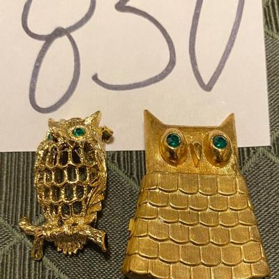 Owl Pins