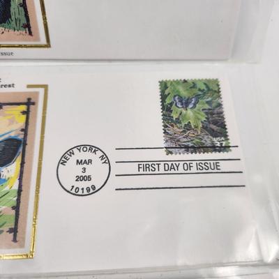 1st DAY STAMPS - 10 PC - 2005 NORTHEAST DECIDUOUS FOREST
