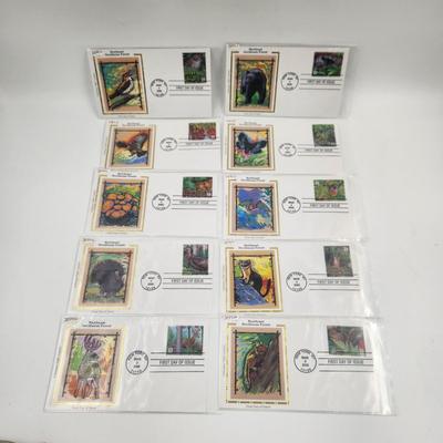 1st DAY STAMPS - 10 PC - 2005 NORTHEAST DECIDUOUS FOREST