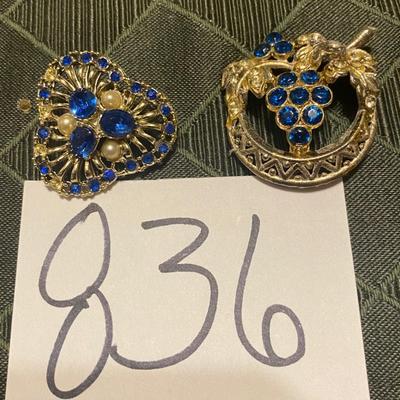 Beautiful Blue Pins