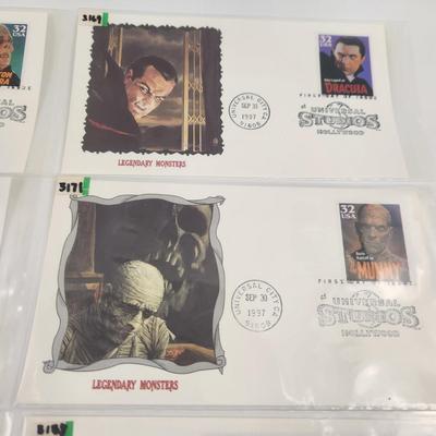 1ST DAY STAMPS - 6 PC - LEGENDARY MONSTER