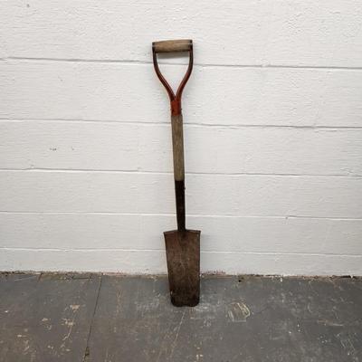 VINTAGE LONG METAL SHOVEL