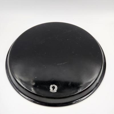 VINTAGE JAPANESE FLOWER ROUND TRAY