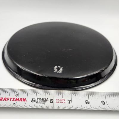 VINTAGE JAPANESE FLOWER ROUND TRAY