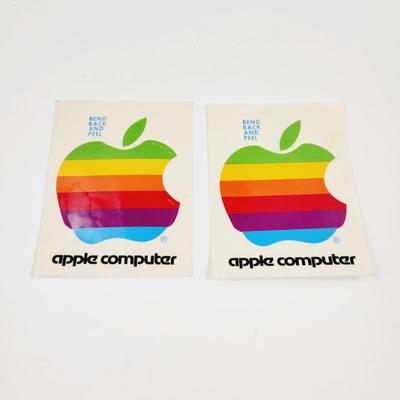 VINTAGE APPLE COMPUTER STICKERS
