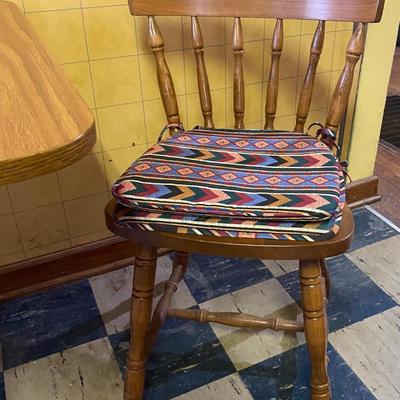 2 Chairs and Drop Leaf Table