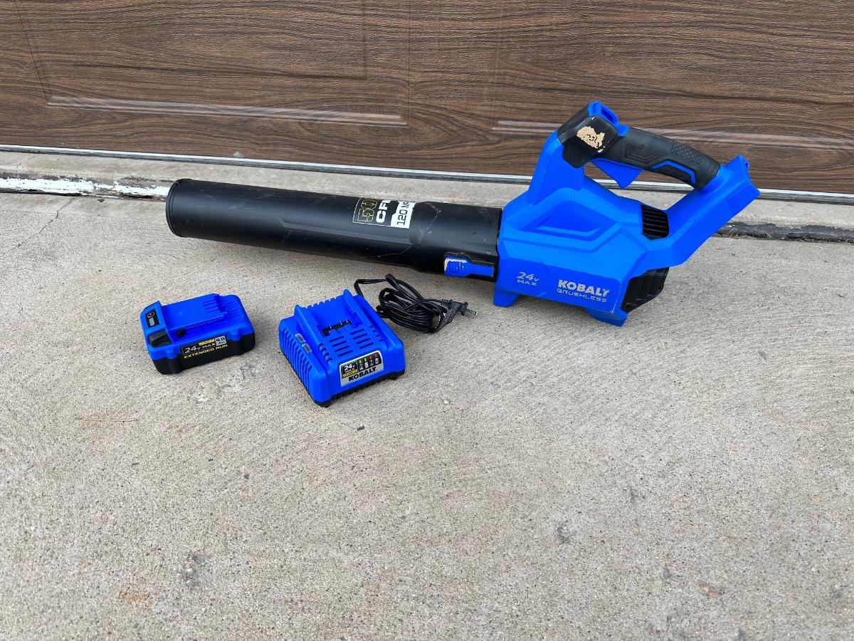 Kobalt battery for leaf blower best sale