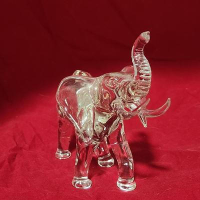 Elephant Glass Figure