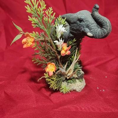 Elephant with flora