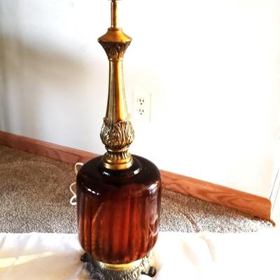 UNIQUE LIGHTING POLE LAMP AND GLASS TABLE LAMP
