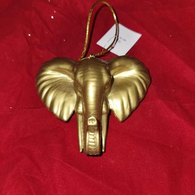 Elephant head ornament