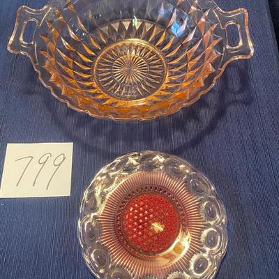 1930s Jeanette Windsor Pink Depression 9â€ Bowl