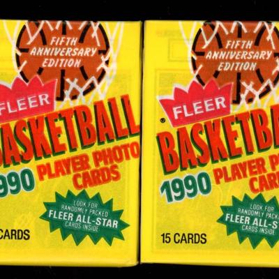 1990 FLEER BASKETBALL UNOPENED PACKS