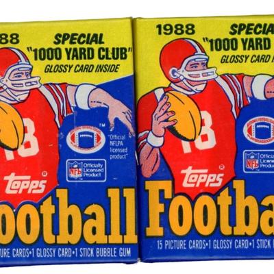 1988 TOPPS FOOTBALL UNOPENED PACKS ~ BO JACKSON ROOKIE YR