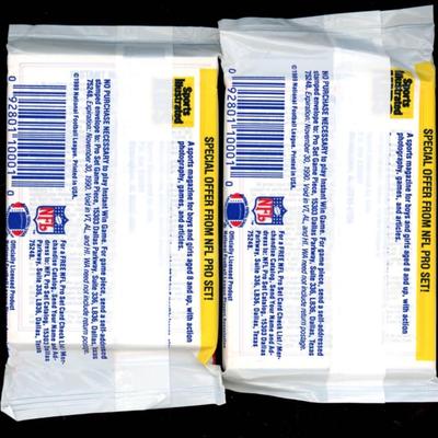 1989 PRO SET FOOTBALL UNOPENED PACKS