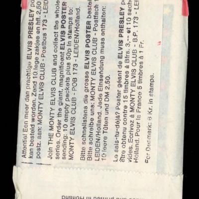 1976 GUM ELVIS UNOPENED PACK