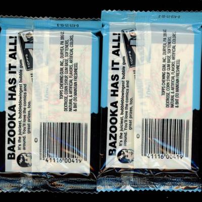 1983 JAWS 3D TRADING CARD UNOPENED PACKS