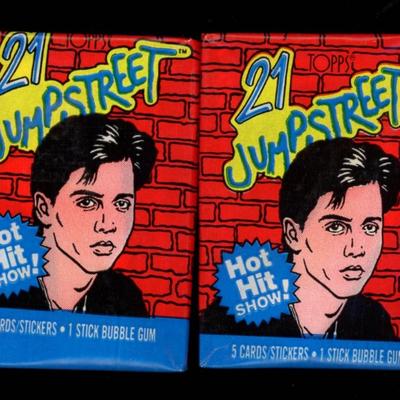 1987 TOPPS 21 JUMP STREET UNOPENED PACKS