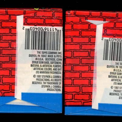 1987 TOPPS 21 JUMP STREET UNOPENED PACKS