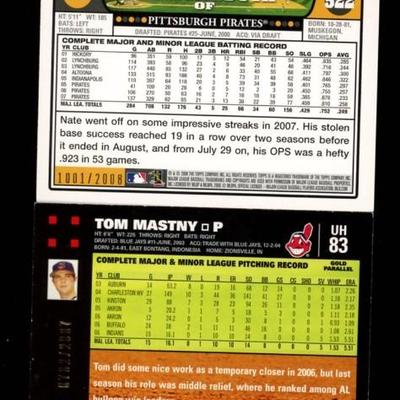 Topps Baseball #'D Lot Of 4