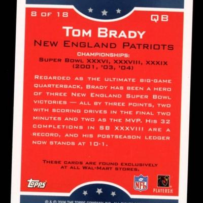 2006 TOPPS TOM BRADY