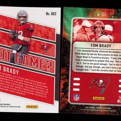 TOM BRADY LOT OF 2