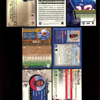 Lot Of 7 Kevin Faulk Rookie Cards