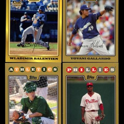 2008 Topps Baseball Gold Lot