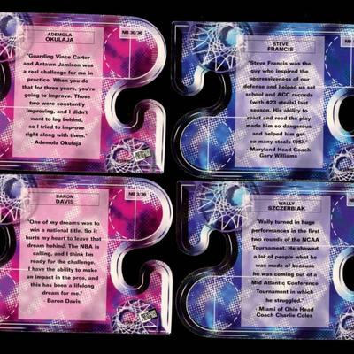 1999 Press Pass Basketball Die-cut Insert Rookie Lot Of 4