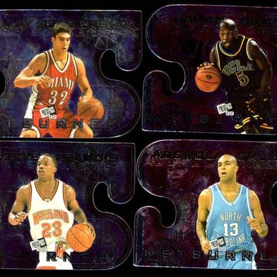 1999 Press Pass Basketball Die-cut Insert Rookie Lot Of 4