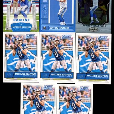 Matthew Stafford Lot Of 8