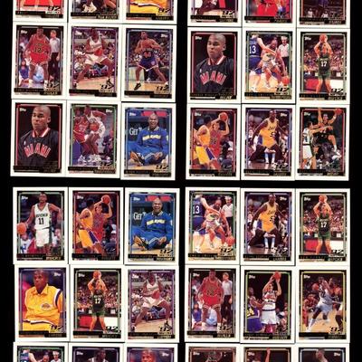 1992 Topps Gold Basketball Draft Pics Lot Of 36