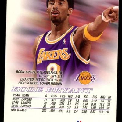 1999 SKYBOX PREMIUM KOBE BRYANT